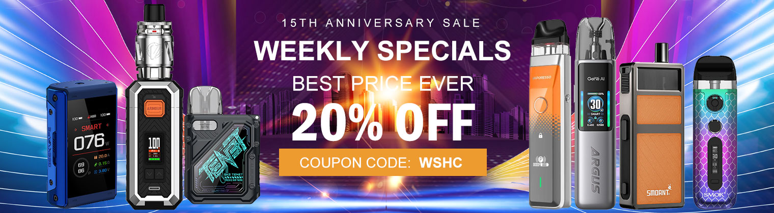 Weekly Sale (Retail Only; Coupon: WSHC)