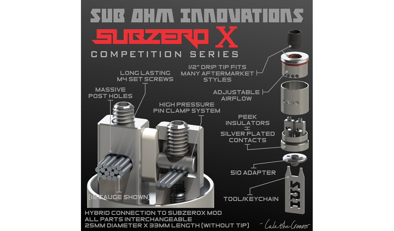 Anthony Vapes: SOI Subzero X Mod and Subzero X RDA text Review :  r/electronic_cigarette