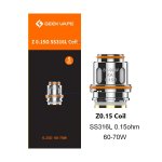 Geekvape Z Series Coil For Z (Zeus) Sub Ohm Tank,Obelisk Tank,Obelisk 120FC kit,Obelisk 200 kit,Z Sub Ohm 2021 Tank,Z Sub Ohm SE Tank,Z Fli Tank / Aegis Legend III Kit (5pcs/pack)