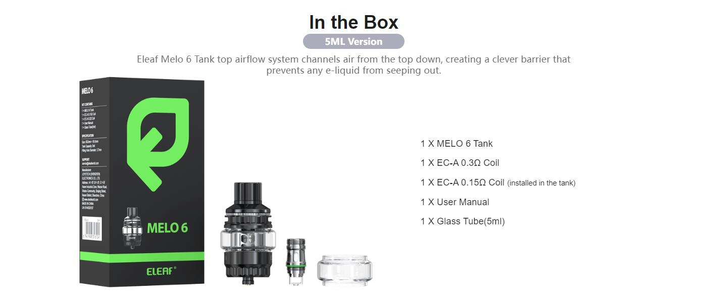 Eleaf Melo 6 Tank 5ml