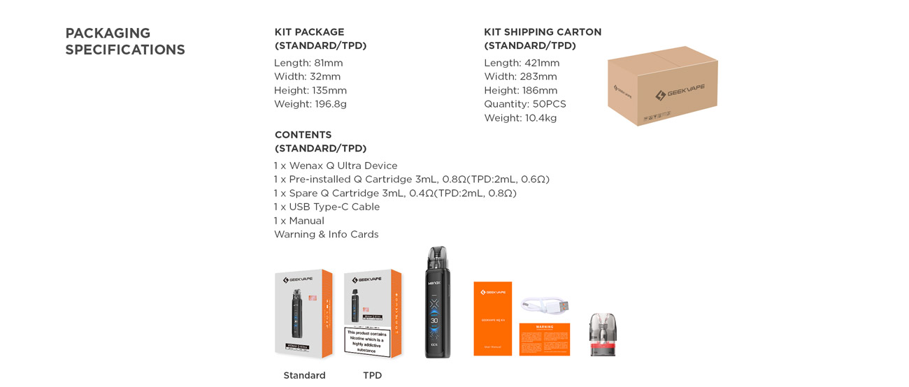 Geekvape Wenax Q Ultra Kit