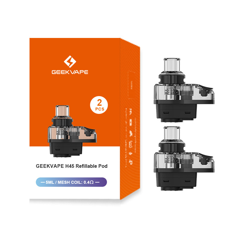 Geekvape H45 Refillable Pod Cartridge 5ml (2pcs/pack)