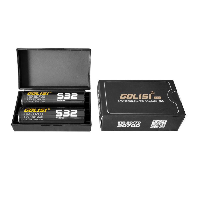 2pcs Golisi S32 INR 20700 3200mAh 40A Li-ion Rechargeable Battery