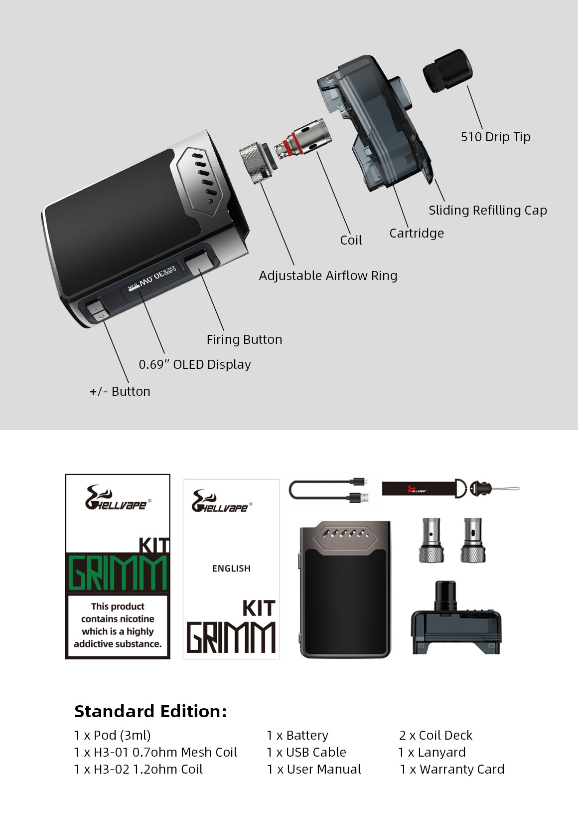 Hellvape GRIMM Kit