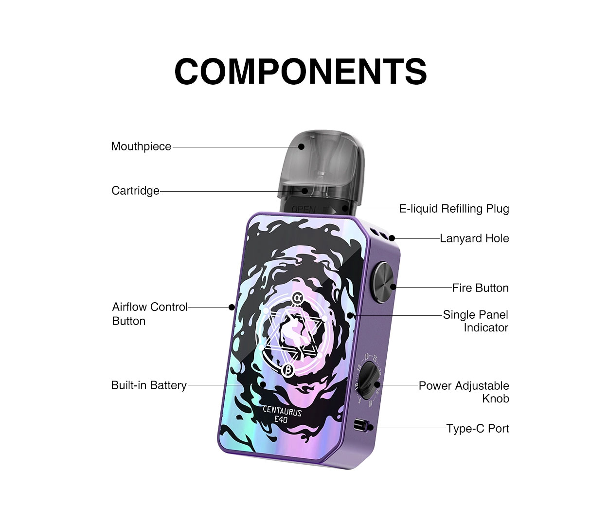 Lost Vape Centaurus E40 Pod Kit 