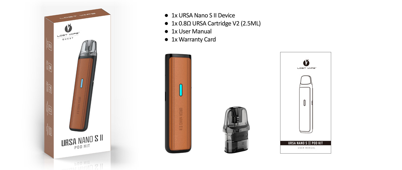 Lost Vape Ursa Nano S II Pod Kit