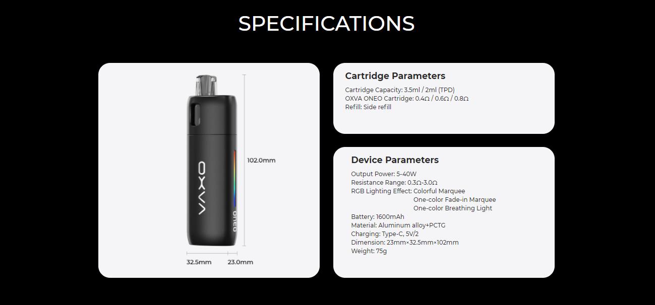 OXVA Oneo Pod System Kit