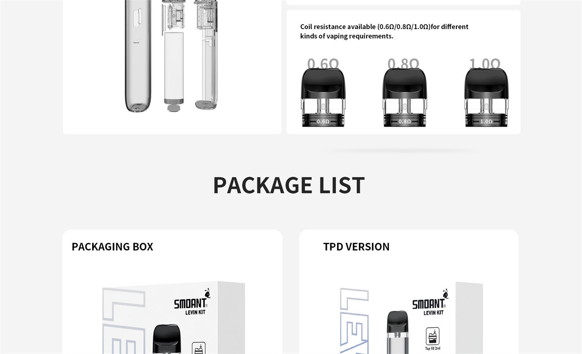 Smoant LEVIN Pod system Kit