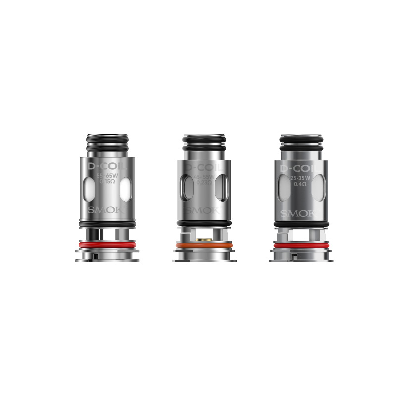 Smok D-Coil Series Replacement Coil for X-PRIV Solo Kit,TF-D Tank (5pcs/pack)