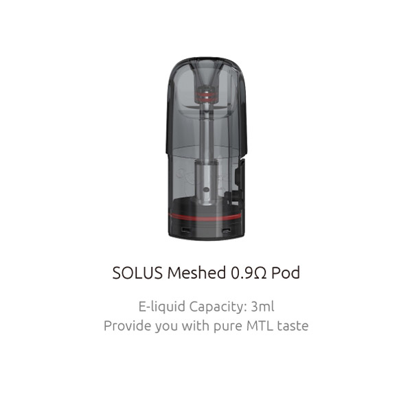 SMOK Solus / Solus 2 / Solus G-Box / Solus G / Solus GT / Solus GT Box Pod Cartridge 2ml / 2.5ml / 3ml (3pcs/Pack)