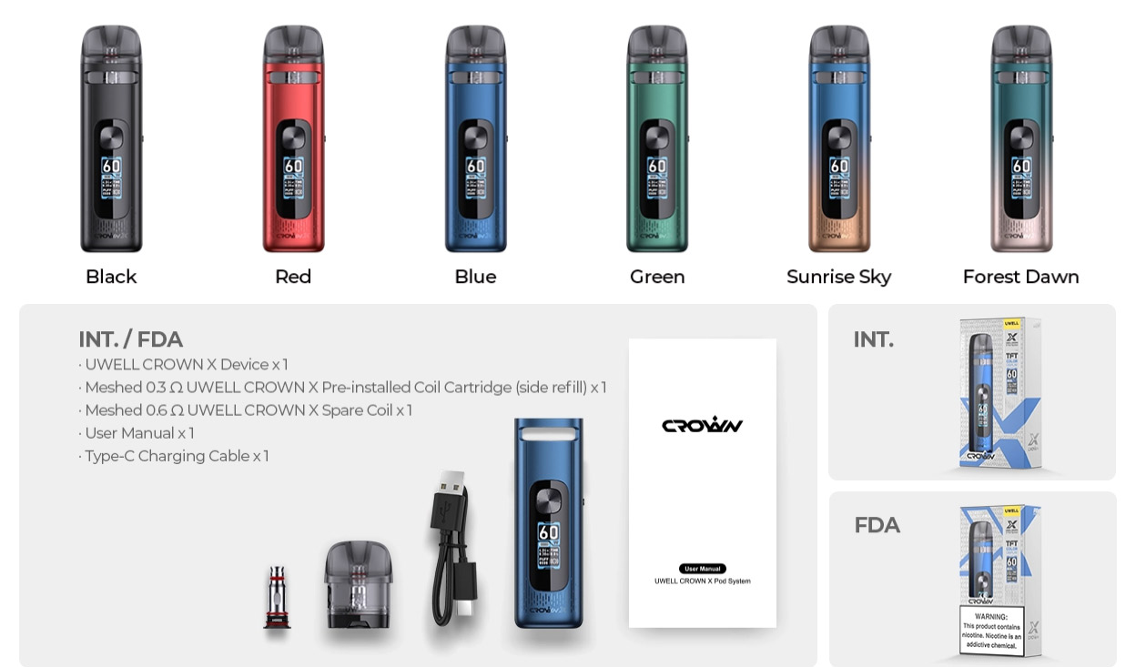 Uwell Crown X Kit