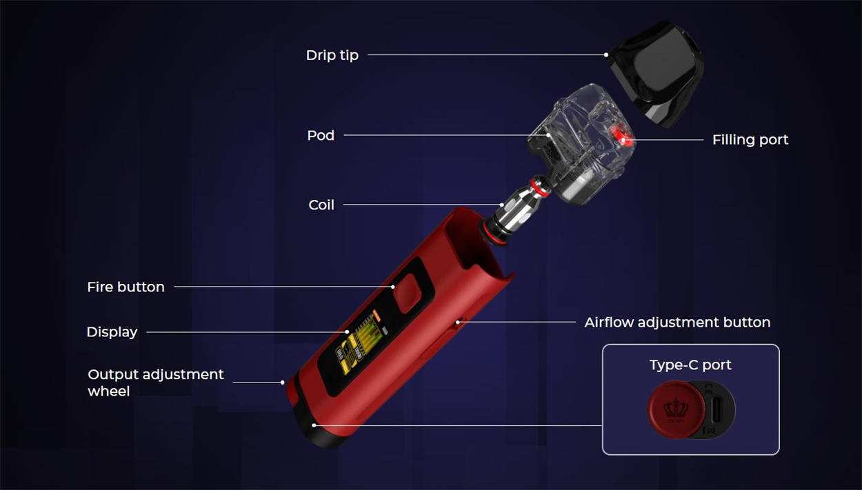 Uwell Crown D Kit