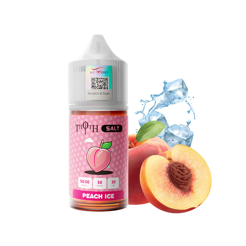 30ml Kumiho THOTH Salt Peach Ice E-liquid