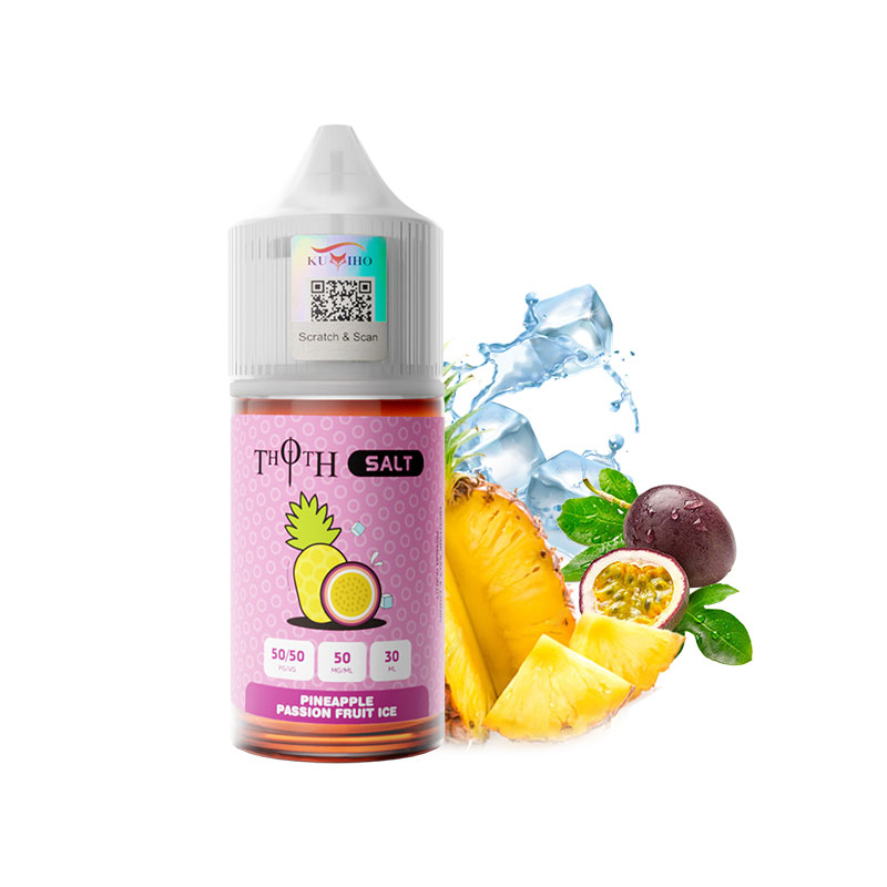 30ml Kumiho THOTH Salt Pineapple Passion Fruit Ice E-liquid