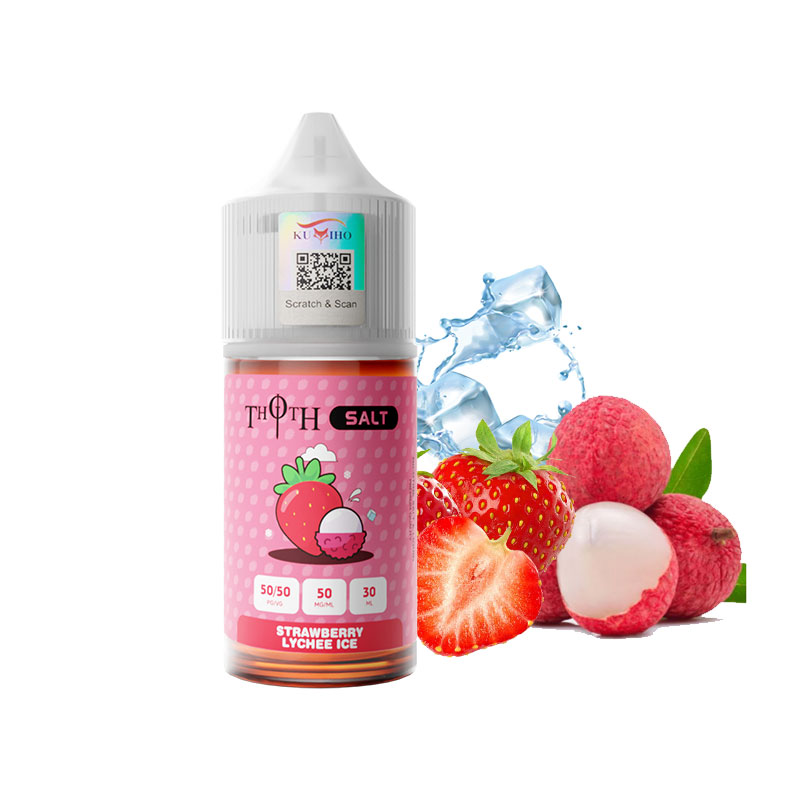 30ml Kumiho THOTH Salt Strawberry Lychee Ice E-liquid