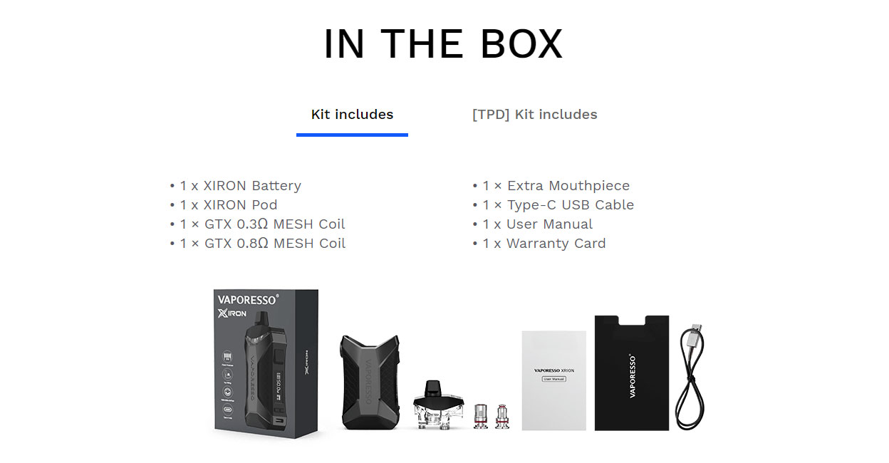 Vaporesso Xiron Kit